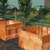 Raised Sleeper Garden beds (Reclaimed Cypress Pine)