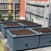 Painted Wicking bed with full setup