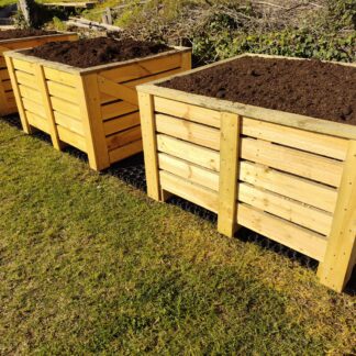 Raised Garden beds with full soil setup