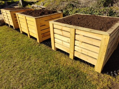 Raised Garden beds with full soil setup